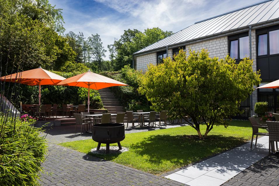 Hinterhof des Sport- und Tagungszentrums
