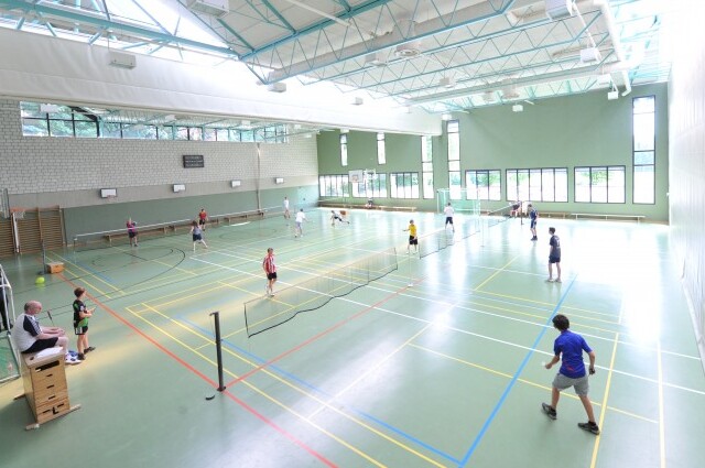 Kinder spielen in Halle